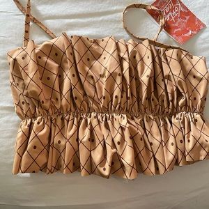 Large Oversized Ruffle Top